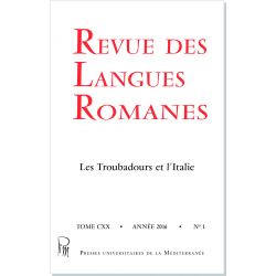 Revue des Langues Romanes Tome 120 n° 1