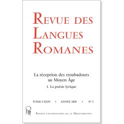 Revue des Langues Romanes Tome 124 n° 2