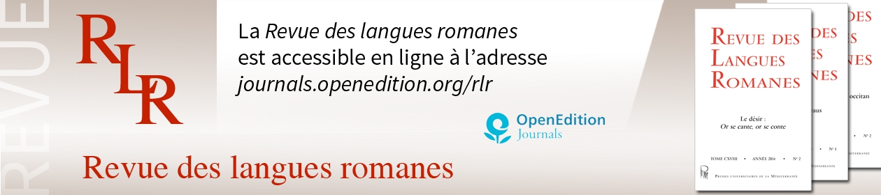 Revue des langues romanes